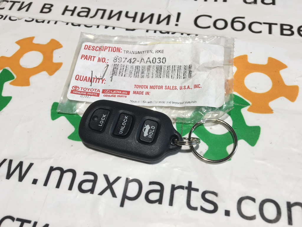 89742AA030 89742-AA030 Оригинальный новый брелок ключ зажигания Toyota  Camry 30