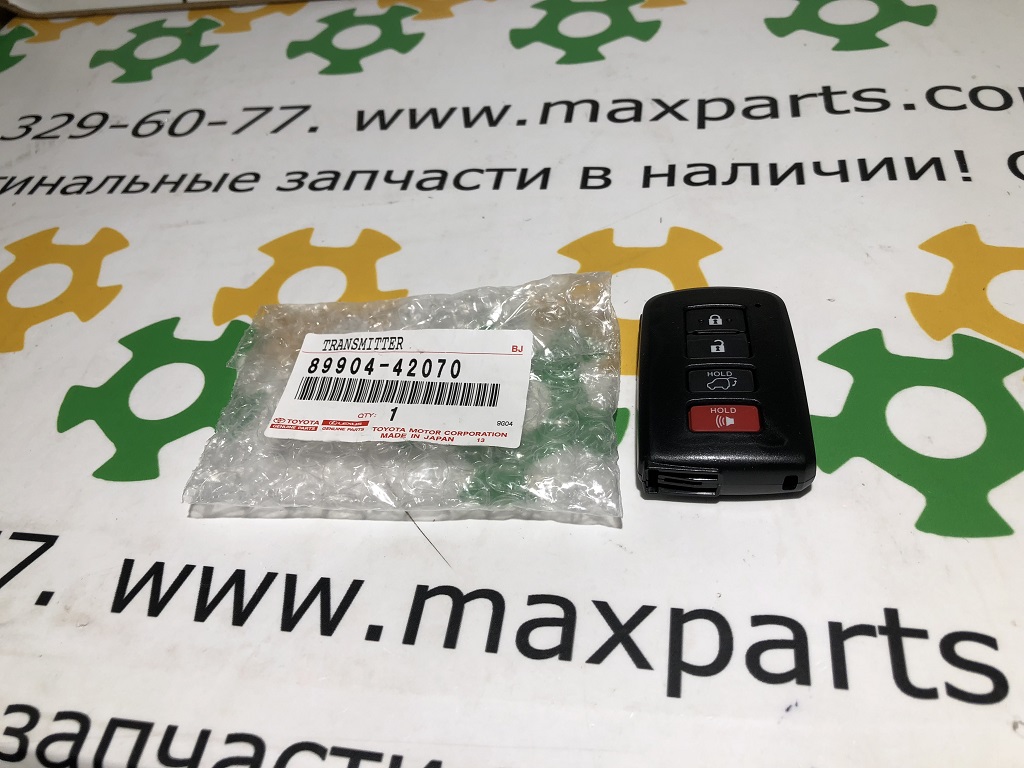 8990442070 89904-42070 Оригинал смарт ключ зажигания авто Toyota Rav4 USA  2013-2018